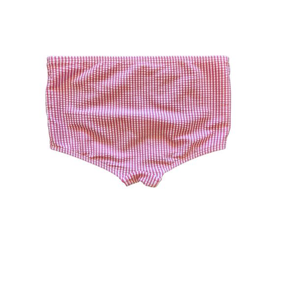New Janie and Jack PINK PINSTRIPE SEERSUCKER Retro 2 PC Tankini Bathing Suit 7 - Picture 7 of 8